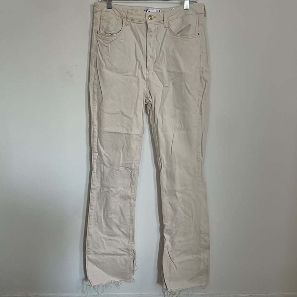 Zara Bootcut Slit Jeans